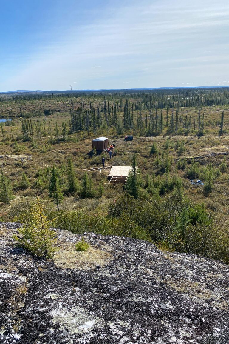 Drill platform At Corvette Project