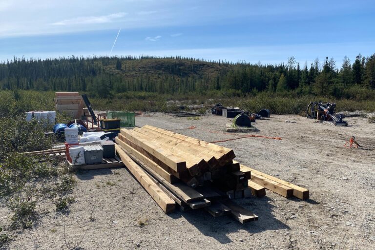 Laydown at staging area