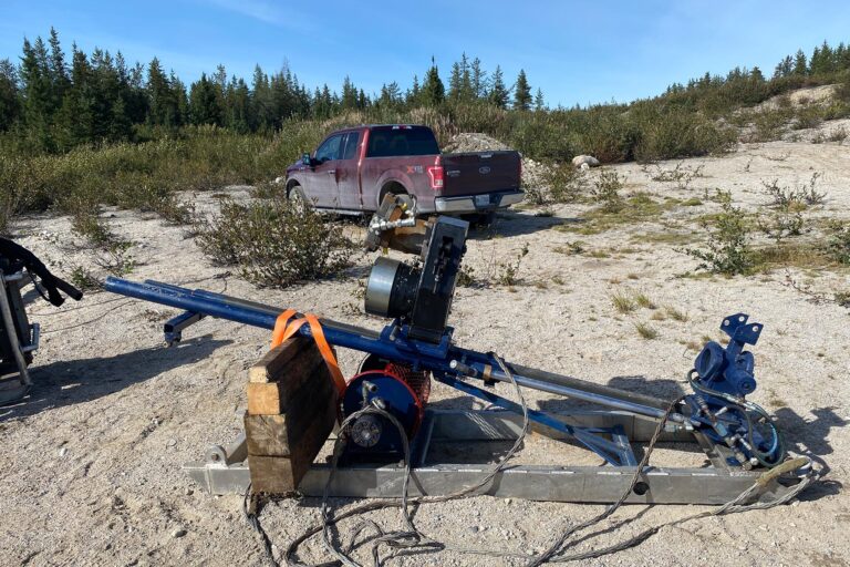 Laydown at staging area