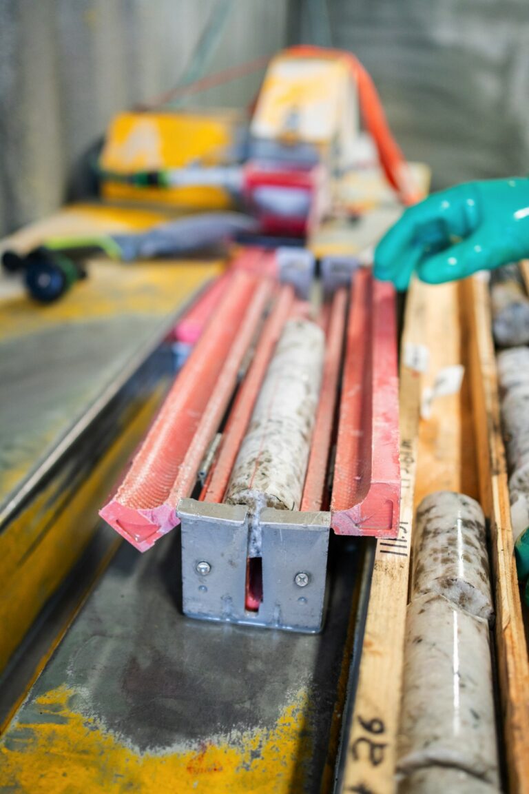 Core cutting at the core shack
