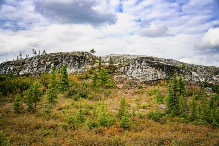 View of CV5 outcrop with during site visit, September 2023